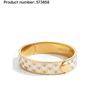 Halcyon Days Enamel Bangle Bracelet NWOT